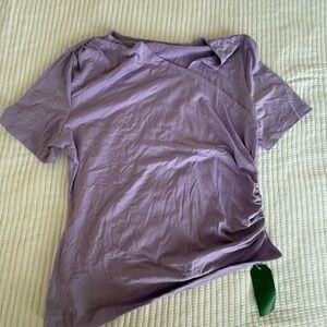 Mido Lavender Short Sleeve Top